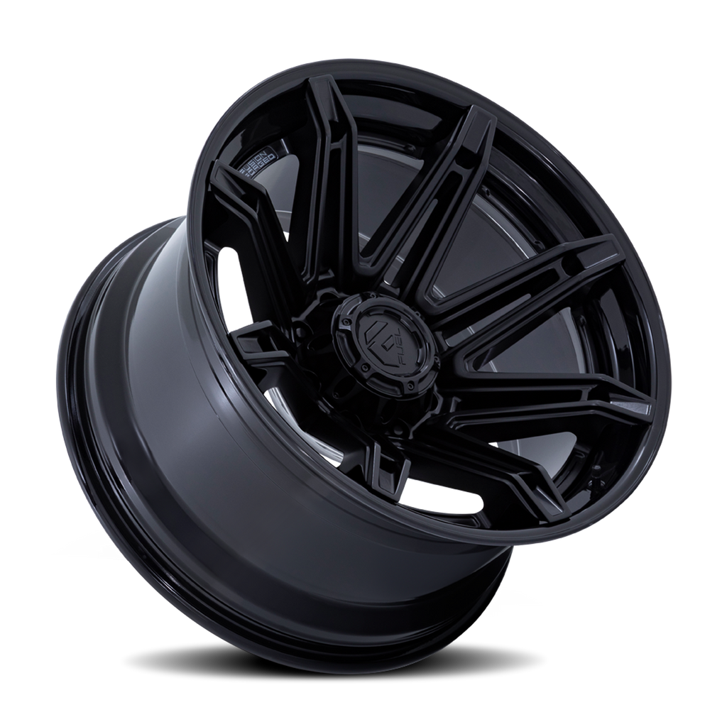 Aluminum Wheels 22X10 Brawl FC401MX 6 On 135 Matte Black/Gloss Black Lip 87.1 Bore -18 Offset Fuel Off Road Wheels