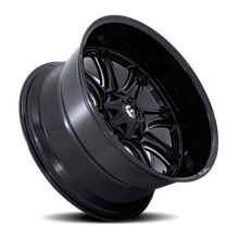 Load image into Gallery viewer, Aluminum Wheels 24X12 Darkstar FC853BE 5 On 139.7/5 On 135 Gloss Black/Milled 87.1 Bore -44 Offset Fuel Off Road Wheels