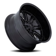 Load image into Gallery viewer, Aluminum Wheels 20X10 Darkstar FC853MB 8 On 170 Matte Black/Gloss Black Lip 125.1 Bore -18 Offset Fuel Off Road Wheels