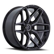 Load image into Gallery viewer, Aluminum Wheels 18X9 Flux 6 FC854BT 6 On 135 Gloss Black Brushed Gray Tint 87.1 Bore 20 Offset Fuel Off Road Wheels
