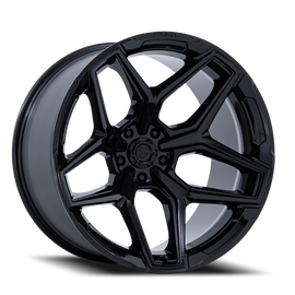Aluminum Wheels 18X9 Flux 6 FC854BX 6 On 135 Gloss Black 87.1 Bore 20 Offset Fuel Off Road Wheels