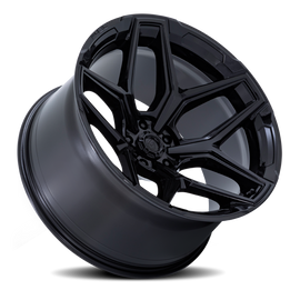 Aluminum Wheels 18X9 Flux 6 FC854BX 6 On 139.7 Gloss Black 106.1 Bore 1 Offset Fuel Off Road Wheels