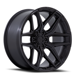 Aluminum Wheels 18X9 Flux 6 FC854MX 6 On 135 Blackout 87.1 Bore 20 Offset Fuel Off Road Wheels