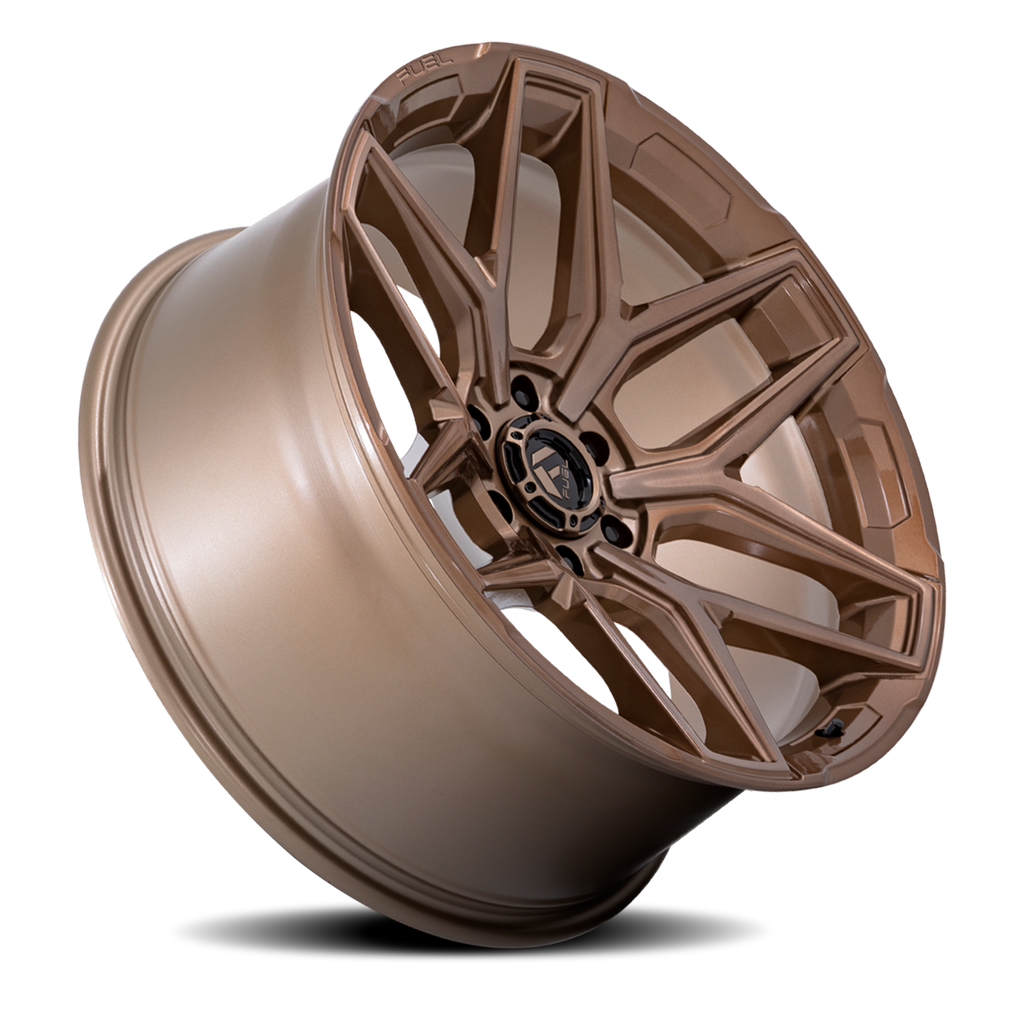 Aluminum Wheels 20X9 Flux 6 FC854ZR 6 On 139.7 Platinum Bronze 106.1 Bore 1 Offset Fuel Off Road Wheels