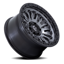 Load image into Gallery viewer, Aluminum Wheels 20X9 Rincon SBL FC857AB 8 On 165.1 Matte Gunmetal Gray Matte Black Lip 125.1 Bore 1 Offset Fuel Off Road Wheels