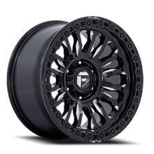 Load image into Gallery viewer, Aluminum Wheels 18X9 Rincon SBL FC857BE 8 On 170 Gloss Black Milled 125.1 Bore 1 Offset Fuel Off Road Wheels