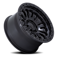 Load image into Gallery viewer, Aluminum Wheels 18X9 Rincon SBL FC857MB 5 On 139.7 Matte Black/Gloss Black Lip 78.1 Bore 1 Offset Fuel Off Road Wheels