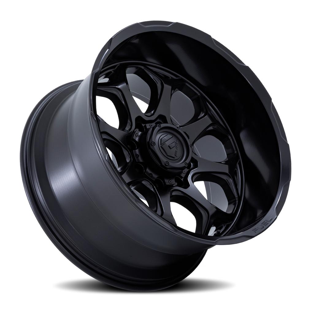 Aluminum Wheels 20X9 Scepter FC862 MX 6 On 139.7 Blackout 106.1 Bore 1 Offset Fuel Off Road Wheels