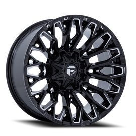 Aluminum Wheels 20X10 Strike FC865 BE 6 On 135/6 On 139.7 Gloss Black Milled 106.1 Bore -18 Offset Fuel Off Road Wheels
