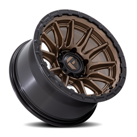 Aluminum Wheels 17X9 Piston FC866 ZB 6 On 139.7 Matte Bronze/Gloss Black Lip 106.1 Bore 1 Offset Fuel Off Road Wheels