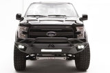 Fab Fours FF15-D3252-1 Vengeance Front Bumper; 2 Stage Black Powder Coated; Pre-Runner;