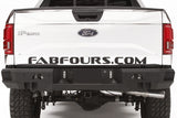 Fab Fours FF15-W3251-B Premium Rear Bumper; Uncoated/Paintable; w/Sensors; [AWSL];