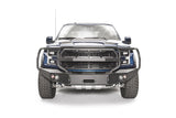 Fab Fours FF17-H4350-1 Premium Winch Front Bumper; 2 Stage Black Powder Coated; w/Full Grill Guard;