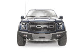 Fab Fours FF17-H4351-1 Premium Winch Front Bumper; 2 Stage Black Powder Coated; w/No Guard;