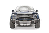 Fab Fours FF17-H4352-1 Premium Winch Front Bumper; 2 Stage Black Powder Coated; w/Pre-Runner Guard;