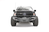 Fab Fours FF18-H4551-1 Premium Winch Front Bumper; 2 Stage Black Powder Coated; w/o Guard;