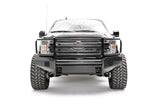 Fab Fours FF18-K4560-1 Black Steel Front Bumper; 2 Stage Black Powder Coated; w/Full Guard;