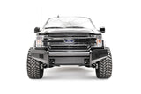 Fab Fours FF18-K4561-1 Black Steel Front Bumper; 2 Stage Black Powder Coated; w/o Guard;