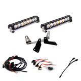 Baja Designs 447660 S8 Dual 10 Inch Grille Kit - '18-20 F-150 (Driving/Combo; Clear)