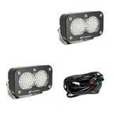 Baja Designs 547806 S2 Sport Black LED Light Pod Pair (Work/Scene; Clear)