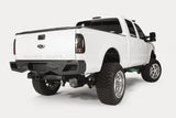 Fab Fours FS08-E1351-1 Vengeance Front Bumper; 2 Stage Black Powder Coated; No Guard; Sensor Rear;