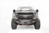 Fab Fours FS17-A4150-1 Premium Winch Front Bumper; 2 Stage Black Powder Coated; w/Full Grill Guard;
