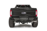 Fab Fours FS17-E4151-B Vengeance Rear Bumper; Uncoated/Paintable; w/Sensors; [AWSL];