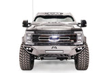 Fab Fours FS17-V4161-1 Open Fender Front Bumper; 2 Stage Black Powder Coated; w/No Guard;