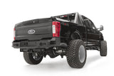 Fab Fours FS17-W4150-1 Premium Rear Bumper; 2 Stage Black Powder Coated;
