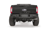 Fab Fours FS17-W4151-1 Premium Rear Bumper; 2 Stage Black Powder Coated; w/Sensors;