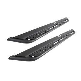 Go Rhino FSDT4129T Strong steel side steps doubles as a slider to protect rocker panel