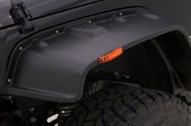 Lund FX606S Flat Style Fender Flare Set - Front and Rear, Smooth, 4-Piece Set