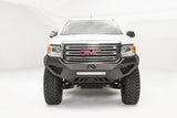 Fab Fours GC15-D3451-1 Vengeance Front Bumper; 2 Stage Black Powder Coated; No Guard;