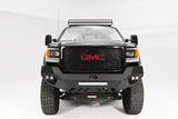 Fab Fours GM15-V3151-B Vengeance Front Bumper; Uncoated/Paintable; Sensor Bumper; No Guard; [AWSL];