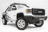 Fab Fours GS14-D3151-1 Vengeance Front Bumper; 2 Stage Black Powder Coated; No Guard;