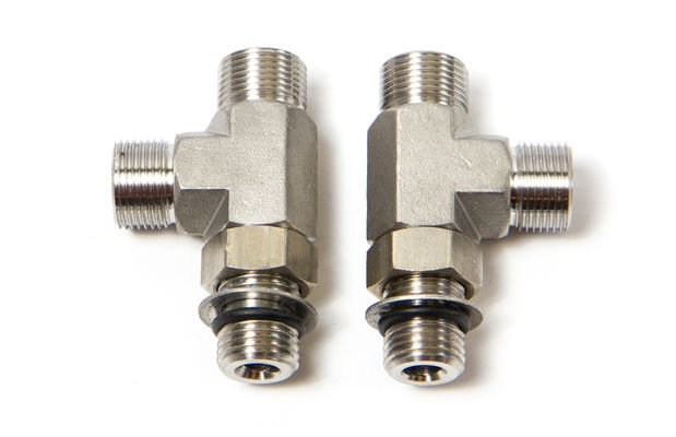 SEASTAR HF6006 ORB FITTING KIT  VERTICAL TEE  SS