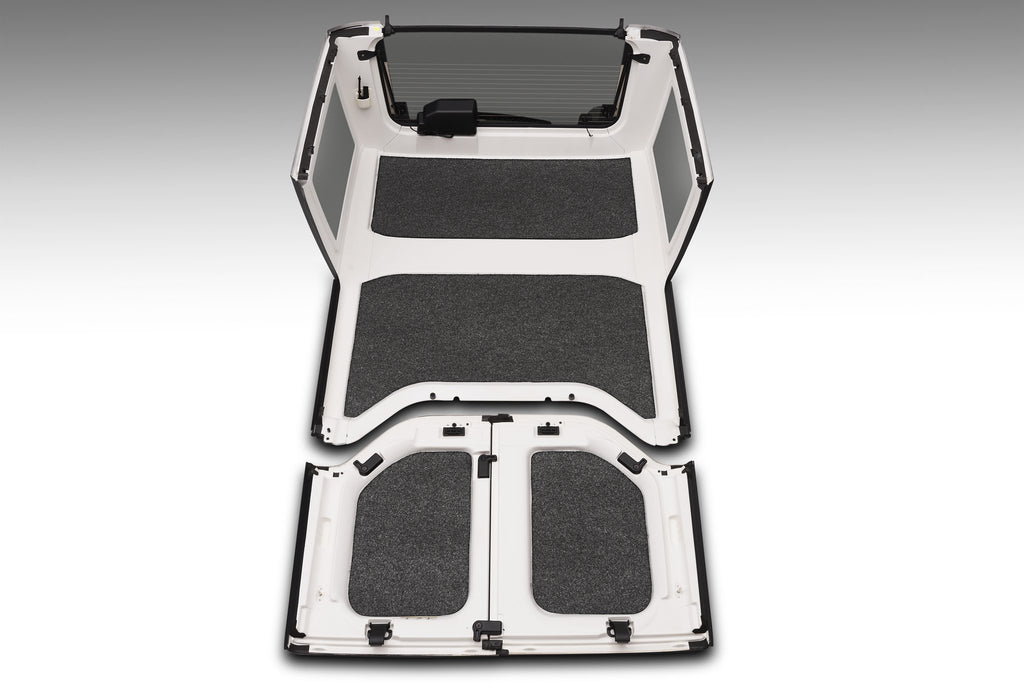 BedRug HLJK114DRK Headliner Kit; 4 pc. Kit; Intended For Hard Top;