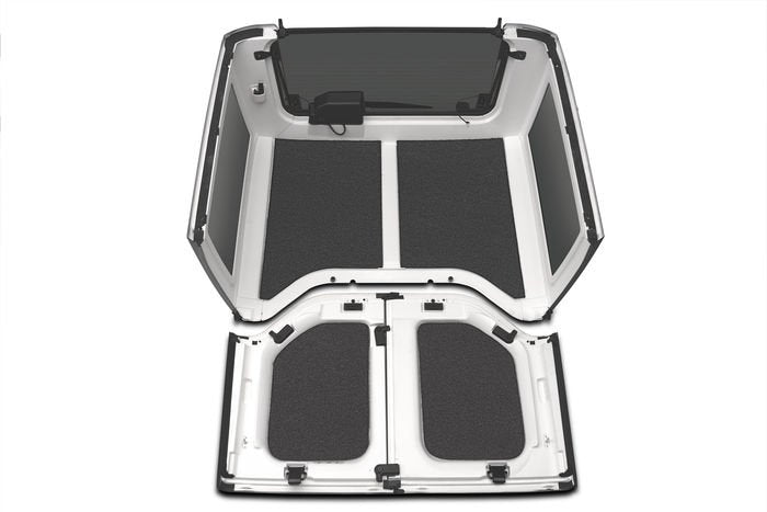 BedRug HLJL182DRK Headliner Kit; 4 pc. Kit; Intended For Hard Top;
