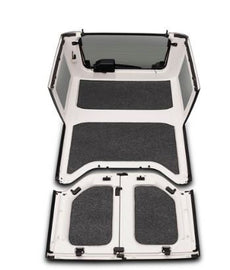 BedRug HLJL184DRK Headliner Kit; 4 pc. Kit; Intended For Hard Top;