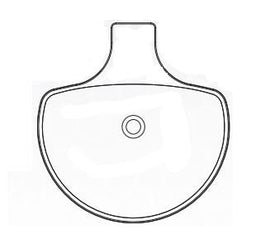Hawk Performance HMC5002 Sintered Metallic Disc Brake Pads;