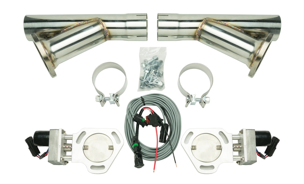 PYPES EXHAUST HVE10K DUAL ELECTRIC CUTOUT KIT