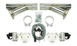 PYPES EXHAUST HVE10K DUAL ELECTRIC CUTOUT KIT