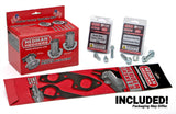 Hedman Hedders 82406 Silver Stainless Mid-Length Headers For '64-73 Mustang/Cougar & Others w/260-302