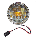 Crown Automotive Jeep Replacement J5752771 Front Parking Light for 1976-86 CJ-5, CJ-7, CJ-8; L or R; w/ 2 Screws in Lens