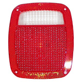 Crown Automotive Jeep Replacement J8129642 Tail Light Lens for Select Jeep CJs, J-Series, YJ and TJ; Left or Right
