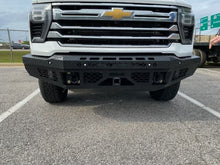 Load image into Gallery viewer, FT Front Bumper Base For 2024-2026 Silverado 2500/3500 HD Sensor Cutouts Fog Cutouts Receiver Gloss Black Powdercoat Bodyguard Bumpers