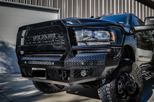 Load image into Gallery viewer, FT Front Bumper Extreme For 2019-2026 Ram 2500/3500 HD Sensor Cutouts Fog Cutouts Receiver With Mesh Grill With Camera Harness Gloss Black Powdercoat Bodyguard Bumpers
