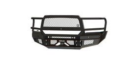 FT Front Bumper Extreme For 2019-2026 Ram 4500/5500 HD Sensor Cutouts Fog Cutouts Receiver With Mesh Grill No Camera Harness Gloss Black Powdercoat Fits 4500/5500 Fender Flare Only Bodyguard Bumpers
