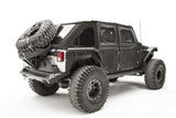 Fab Fours JK1005-1 Fender Flare; Rear; Pair; Powdercoated;