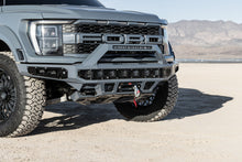 Load image into Gallery viewer, Freedom Front Bumper Baja For 2021-2025 Ford Raptor Winch Mount Sensor Cutouts Without Mesh Grill With Camera Harness &amp; Pod Texture Black Powdercoat Bodyguard Bumpers